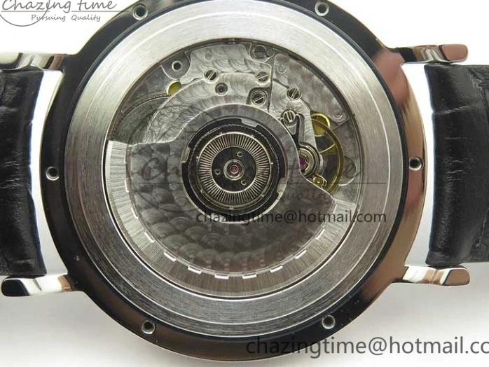 MIROTIME 0404 Portofino Automatic SS TWF 1:1 Best Edition Black Dial on Black Leather Strap A TravelReady 7199